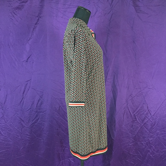 Max Studio Black with Red Dot Pattern Mini Dress - Picture 3 of 4